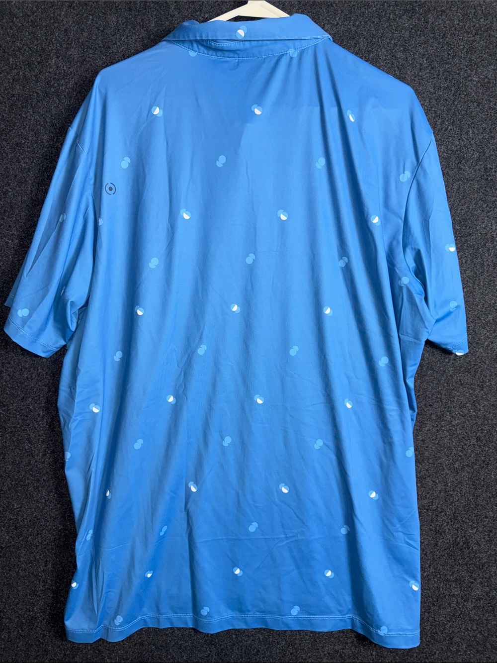 PING Blue Men's Polo with Small Dot Motif - Picture 5 of 6